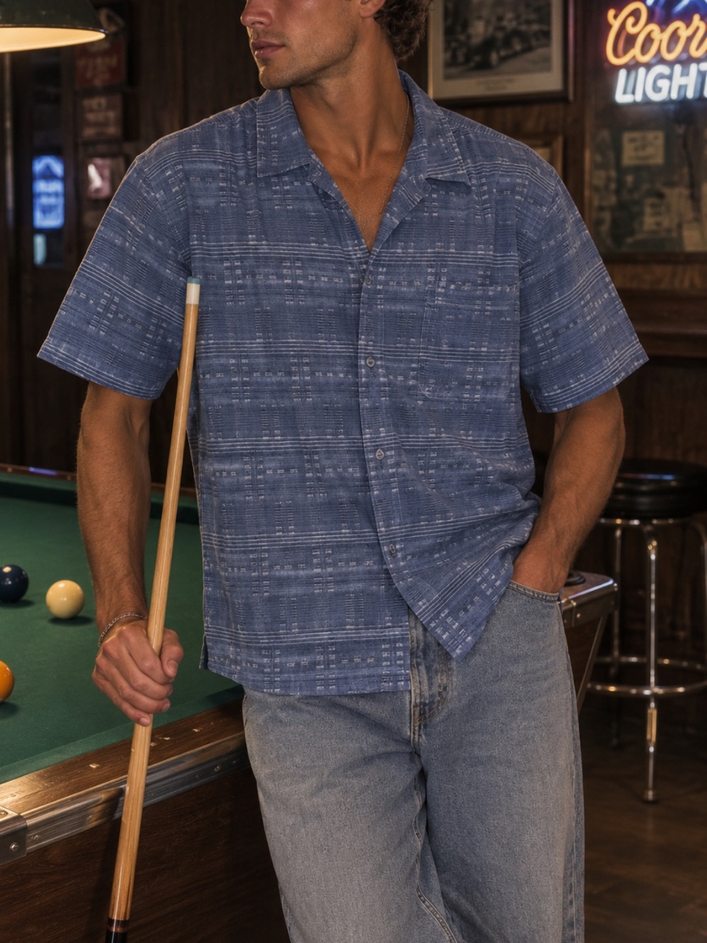 Island republic button down shirt